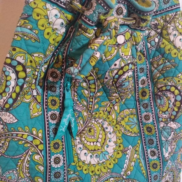 FLASH SALE* Vera Bradley Retired Peacock Bag Drawstring Pouch - Picture 8 of 9